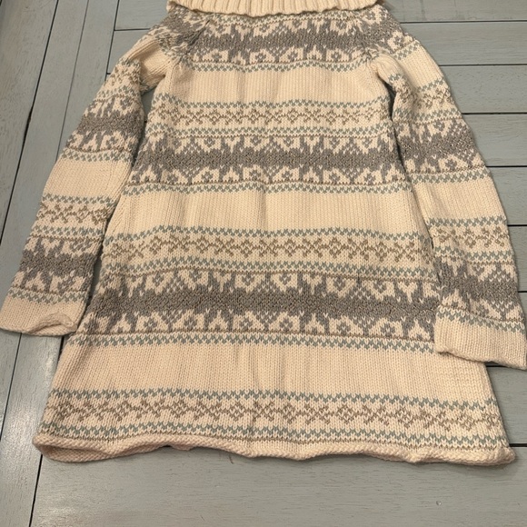 GAP KIDS | Winter ❄️ Fair Isle sweater dress Classic Y2K |  Sz Small 6/7 - Picture 4 of 4